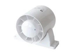 Kanavapuhallin 100 mm seinäkiinnikkeellä