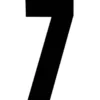 Numerotarra 7