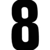 Numerotarra 8